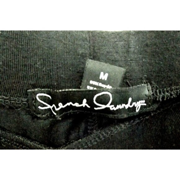 French Laundry M Black elastic waist pencil skirt lightweight - Picture 3 of 4